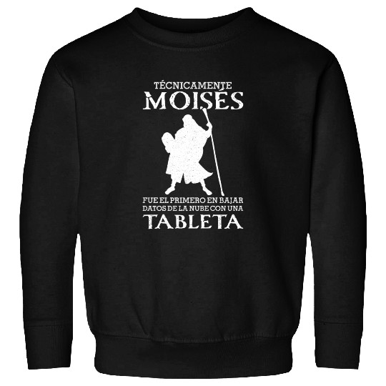 Moises First Upload Data Cloud Tablet Sweatshirts
