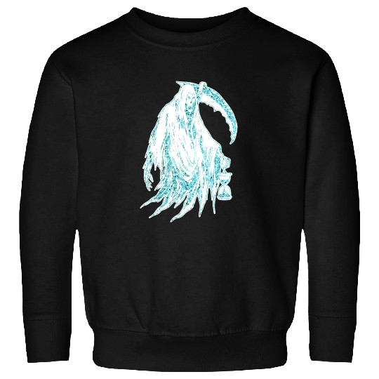 Funny Haloween Green Grim Reaper Costume Sweatshirts