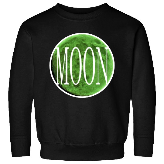 Inset - Emerald Green Moon Sweatshirts