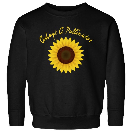 Adopt A Pollinator Sunflower Sweatshirts Save The Bees