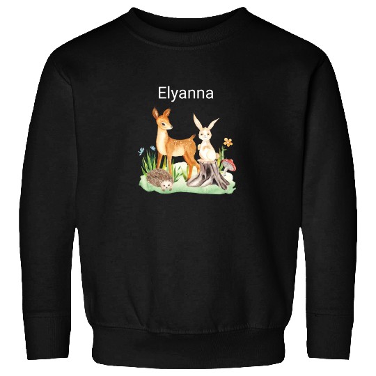 Animal deer rabbit hedgehog Elyanna Sweatshirts