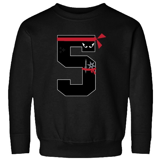 Number 5 Ninja 5 Year Old Fun 5th Birthday Gifts Sweatshirts
