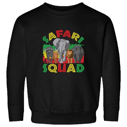 Safari Lifestyle Lion Gang Animal Wild Animal Life Sweatshirts