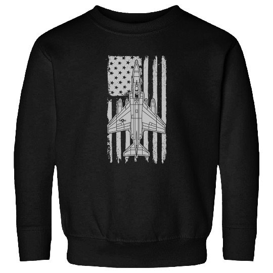 F-4 Phantom Fighter Jet Airplane American Flag F4 Sweatshirts