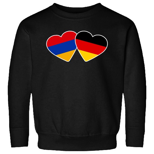 Armenia Germany Heart Flag Armenian Sweatshirts