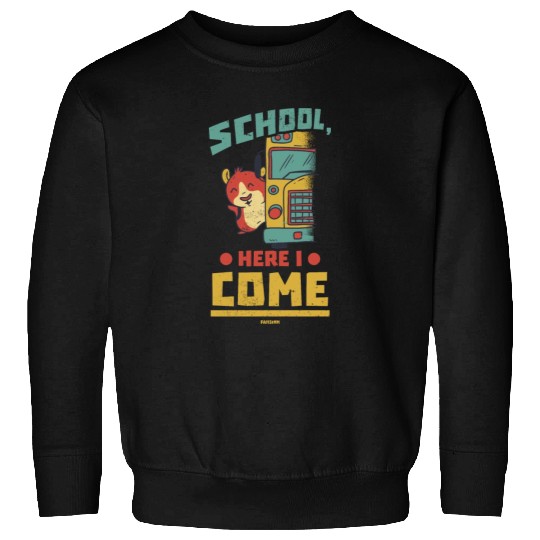 School bus pet funny saying Sweatshirts