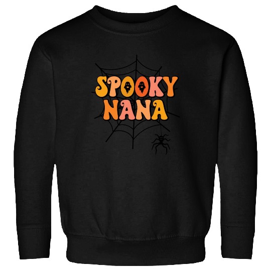 Cute Spooky Nana Halloween Grandma Sweatshirts