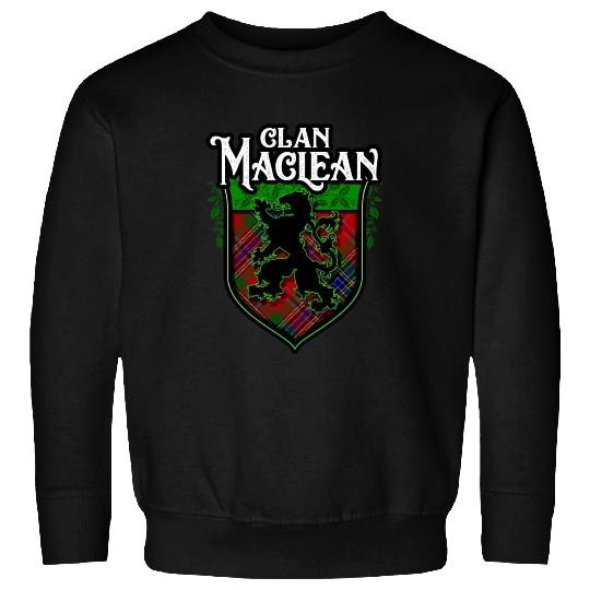 Clan MacLean Scottish Tartan Rampant Lion Celtic Sweatshirts