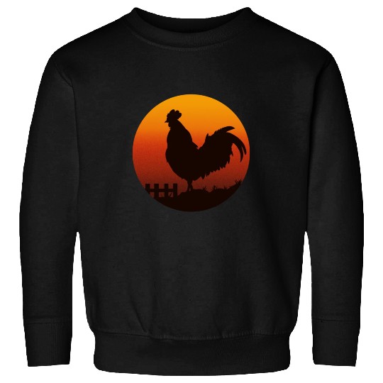 Chickens Rooster Farmer Fowl Hen Cockerel Chick Sweatshirts