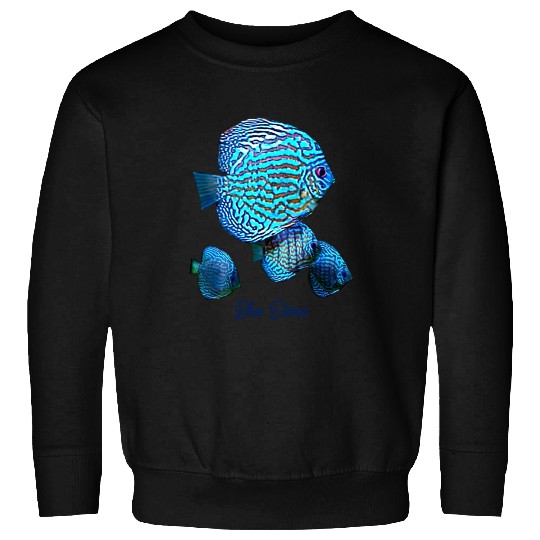 BLUE DISCUS FISH Sweatshirts