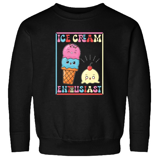 Kawaii Ice Cream Lover Sweatshirts