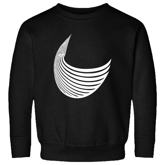 Geometric Stripe Wings Sweatshirts
