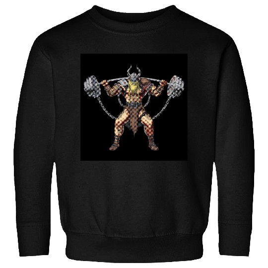 Viking Warrior Gym Bodybuilder Sweatshirts