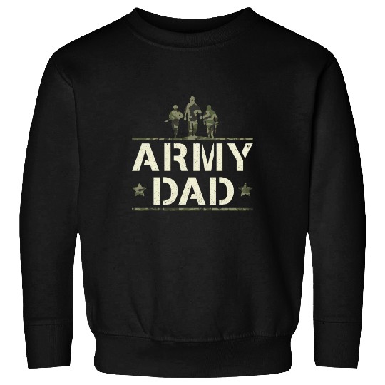 US Proud Army Dad Camo Sweatshirts