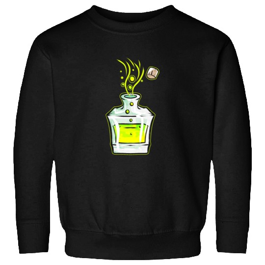 Flask With Green Magic Potion Halloween Sweatshirts
