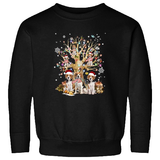 Beagle Christmas Tree Ornament For Dog Lover Sweatshirts