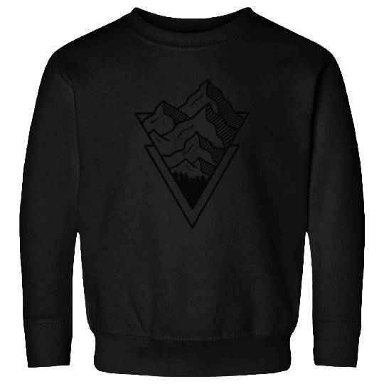 Double Triangle Mountain Sweatshirts