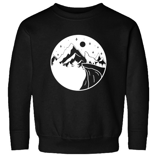 Wolf on the Mountain Sweatshirts
