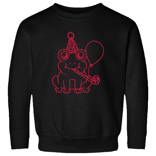 Birthday celebrate party frog Sweatshirts