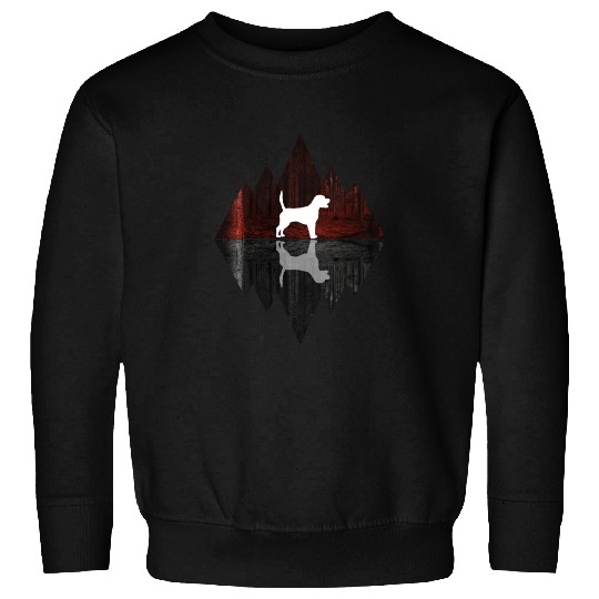 Beagle abstract - Geometry Dog Triangle Sweatshirts