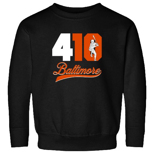 Baltimore baseball area code 410 Sweatshirts