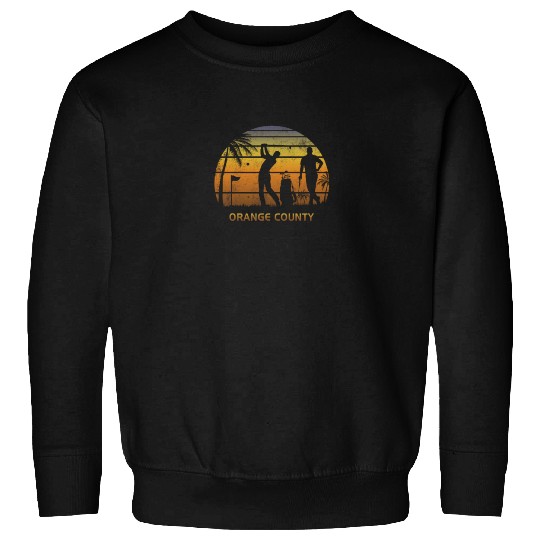 Retro Orange County Golf Golfing Fan Golfer Gift Sweatshirts