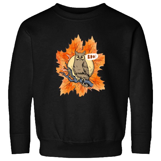 fall halloween Sweatshirts cute owl