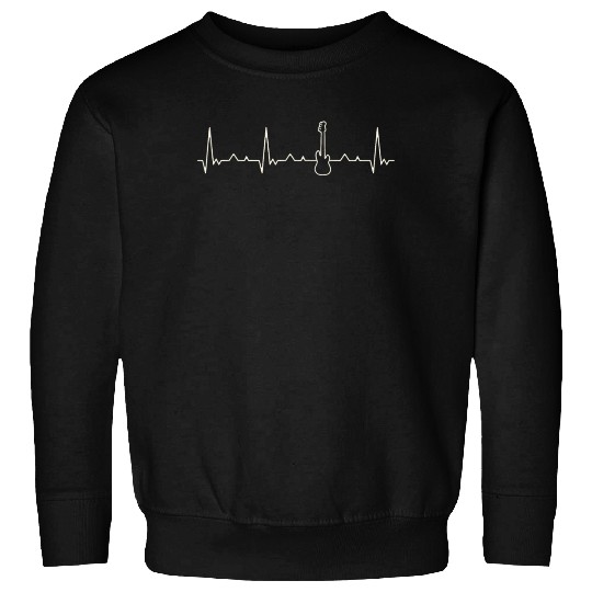 Electric Guitar. Heart. Love. EKG. Pulse. Beat. Sweatshirts