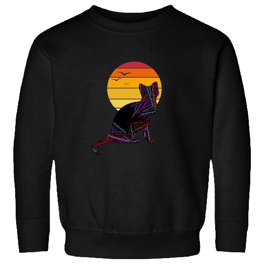 Black Cat at Sunset Sweatshirts