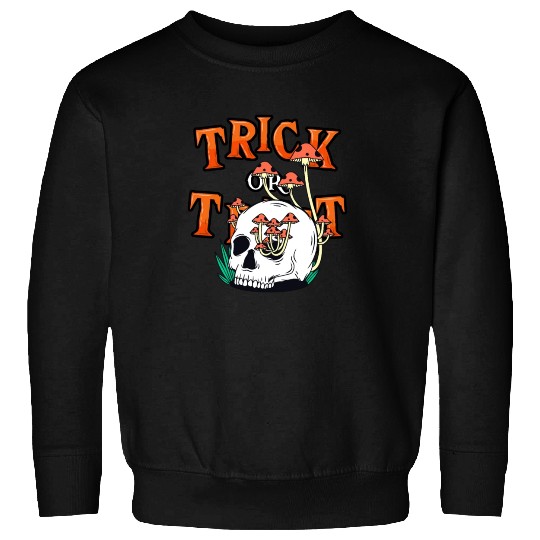 Trick or Treat People With Kindness Skeleton Hallo Sweatshirts