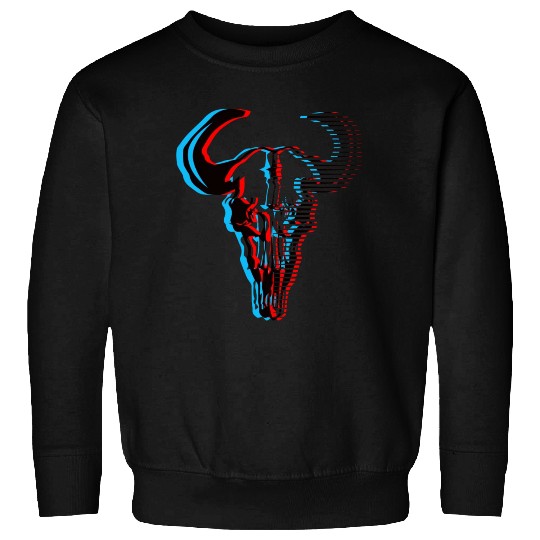 Buffalo skull Sweatshirts