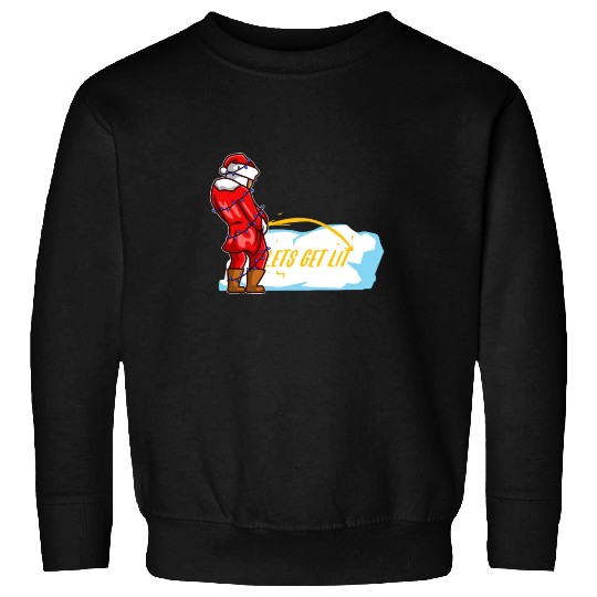 Lets get lit christmas Sweatshirts