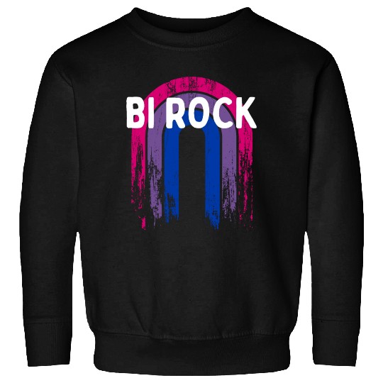Bi Rock Bisexual LGBTQ Bi Pride LGBT Lesbian Gay Sweatshirts