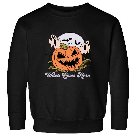Beware a Wicked Witch Lives Here Sweatshirts