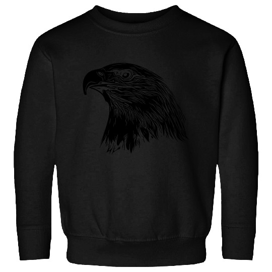 Eagle Portrait For Nature Bird Lovers Sweatshirts