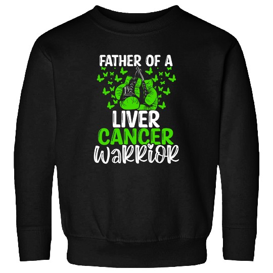 Liver Cancer Awareness Dad Fathers Day Papa Sweatshirts