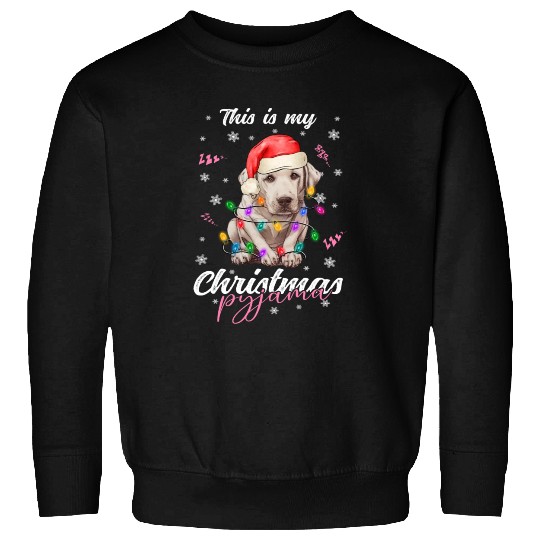 Winter Christmas Pyjama Labrador Sweatshirts