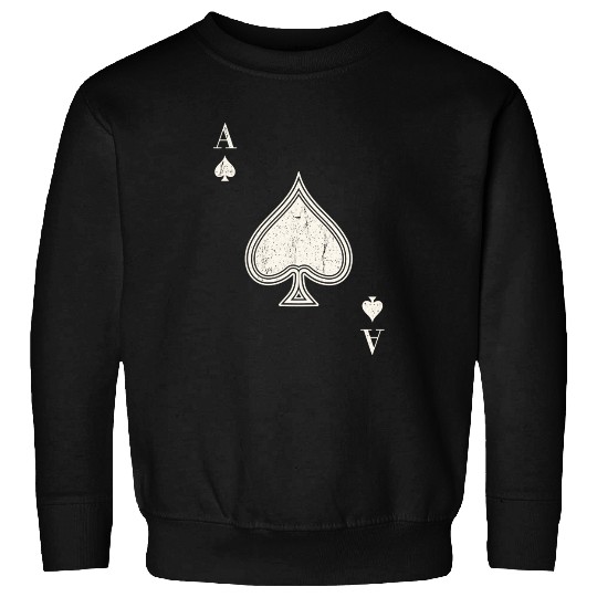 Ace Of Spades Blackjack Cards Poker 21 Sweatshirts