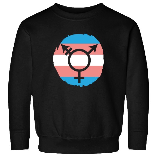 Trans Rainbow Pride LGBTQ Transgender Rights Sweatshirts
