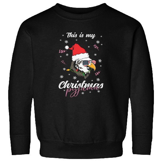 Winter Christmas Pyjama Eagle Sweatshirts