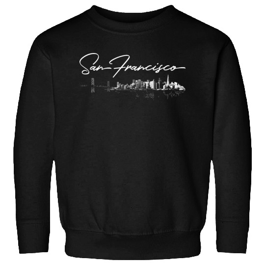 San Francisco Skyline For Women & Men Sweatshirts