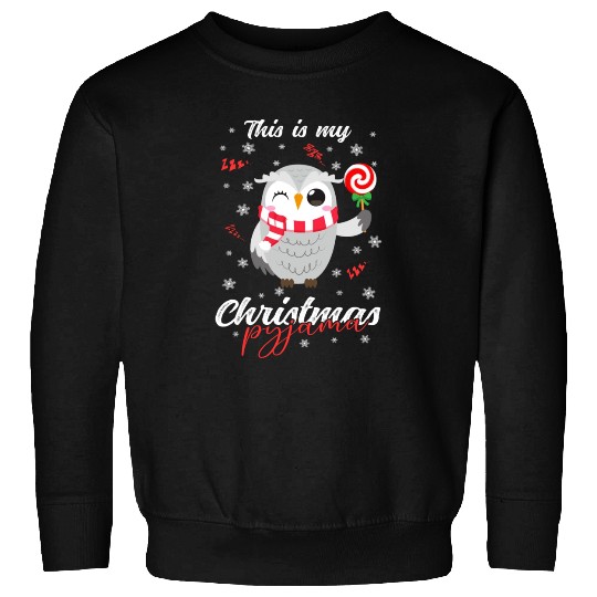 Winter Christmas Pyjama Owl Sweatshirts