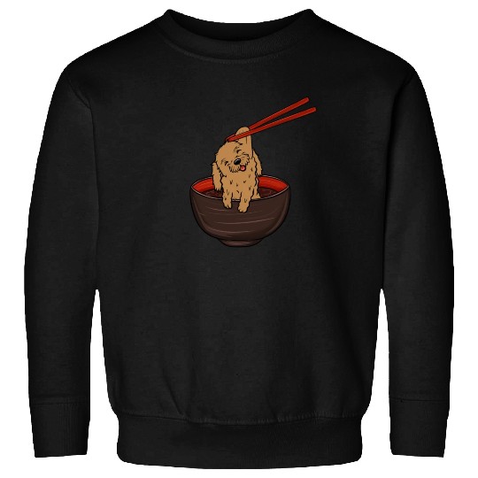 Goldendoodle Dipping Noodles Sweatshirts
