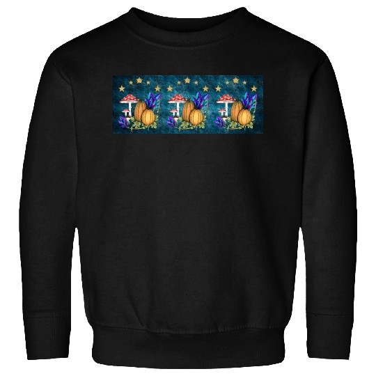 Pumpkins in magic forest - Format E Sweatshirts