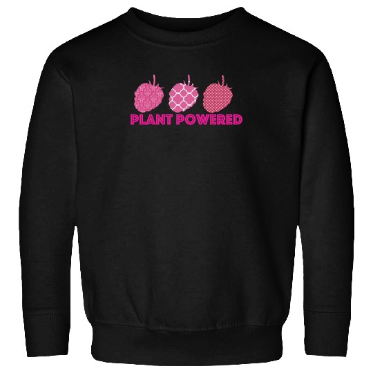 x27 Plant Powered x27 Vegan raspberry Sweatshirts