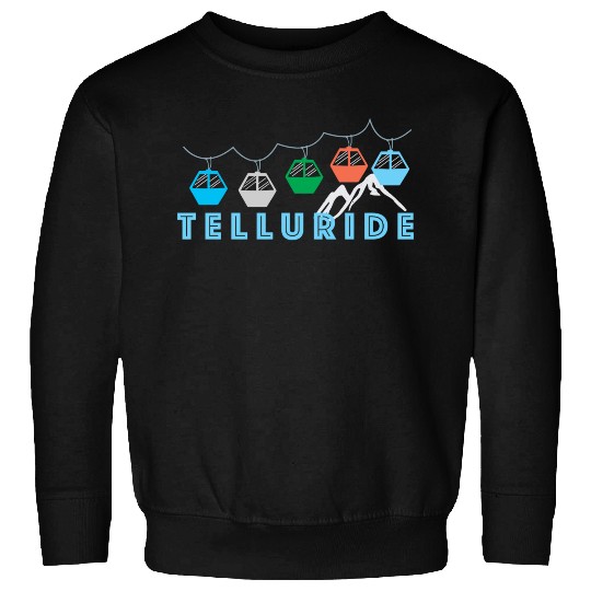 Colorado Ski Mountain Gondola Telluride Sweatshirts