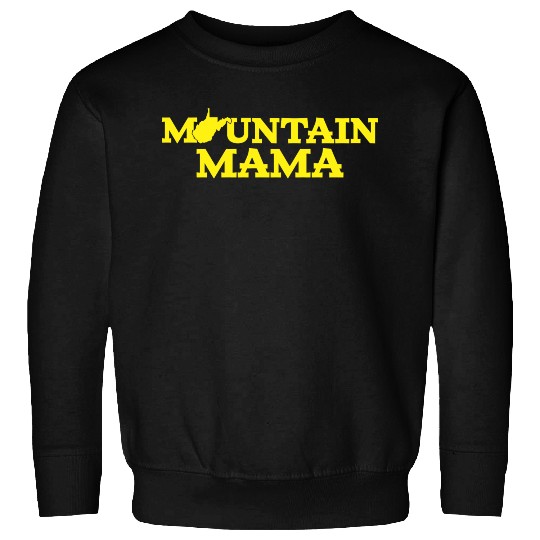 Mountain Mama Wv Blue And Gold Sweatshirts