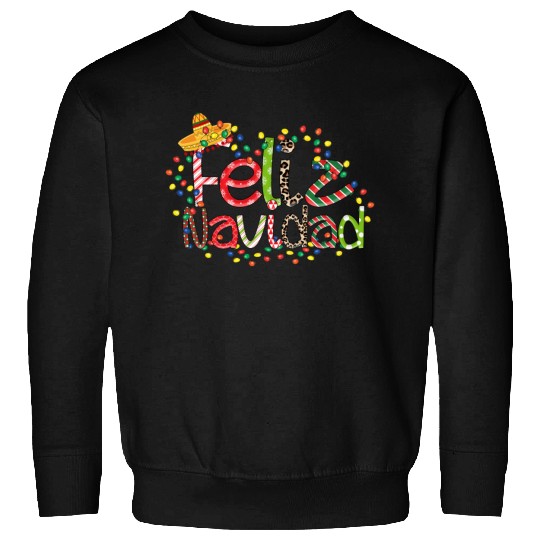 Feliz Navidad Song Christmas Merry Christmas Sweatshirts