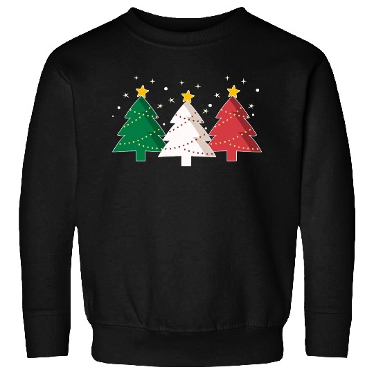 Christmas Tree Italy Flag Sweatshirts