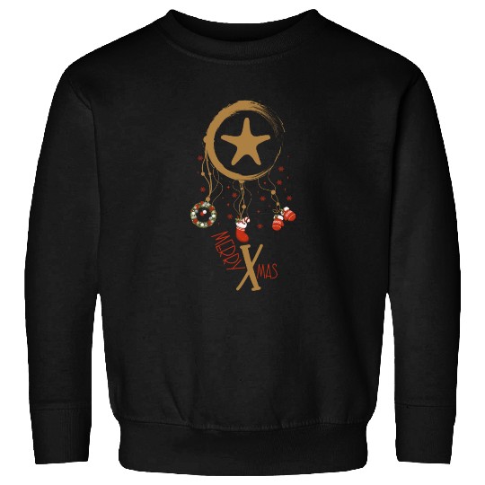 Winter dreamcatcher Christmas Starfish Sweatshirts